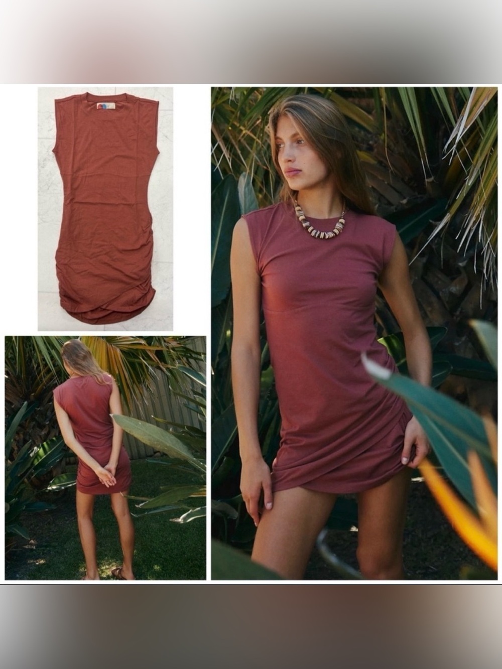 Free People Beach Jacinta Mini Dress In Maple Syrup